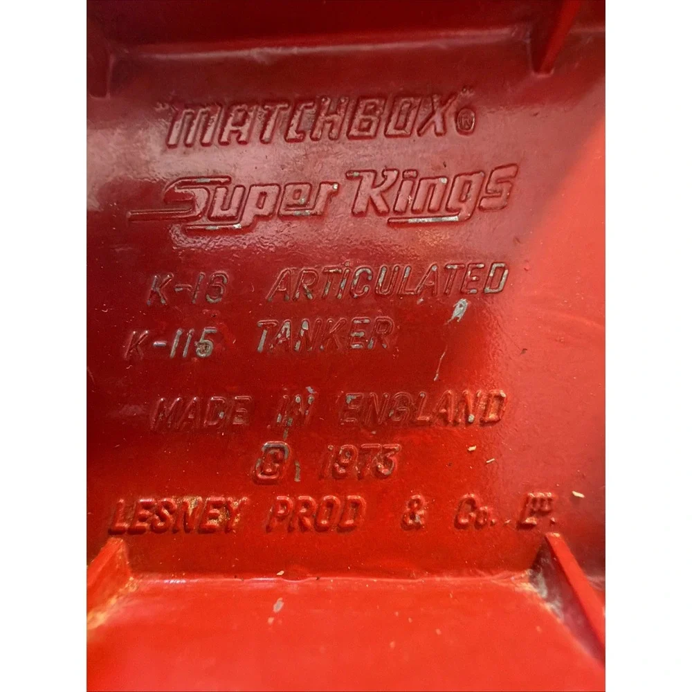 1973 Matchbox Super Kings Texaco Tanker with Scammell Tractor